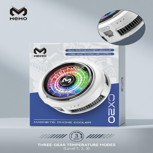 MEMO CX20 RGB Magnetic Phone Cooler with 3-Gear Temperature Control