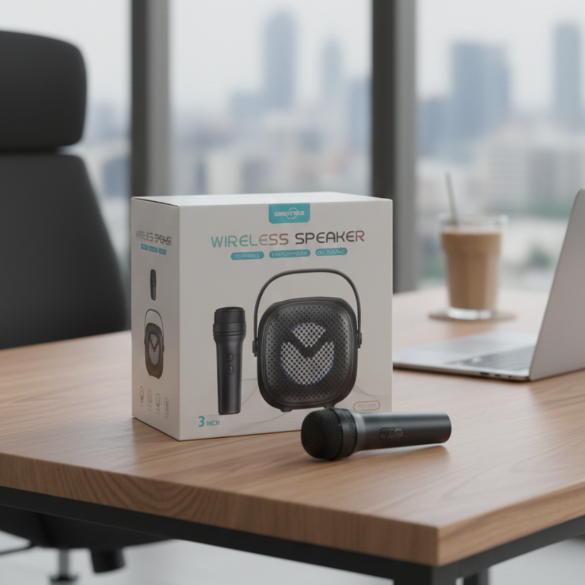 GREATNICE Bluetooth, USB, SD Card, FM Radio & Mic Supported Wireless Speaker