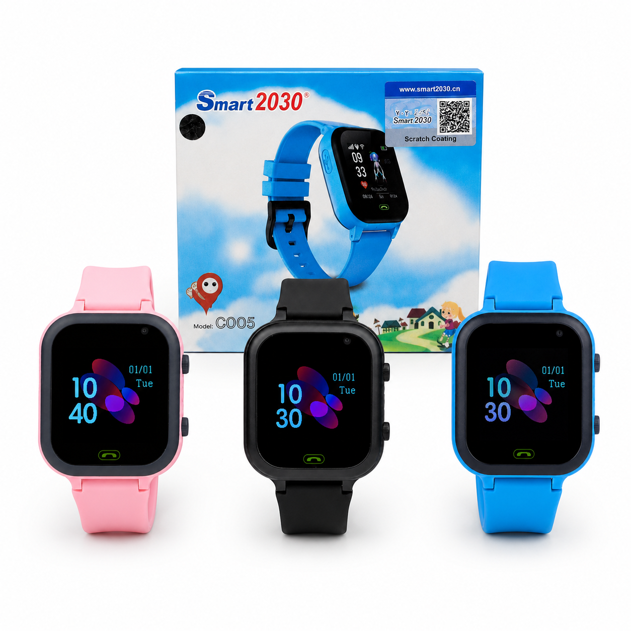 Smartberry 2030 C005 Kids Smartwatch G.P.S Tracking, Video Call, SIM Card, Flashlight, Camera, Smartwatch for Kids