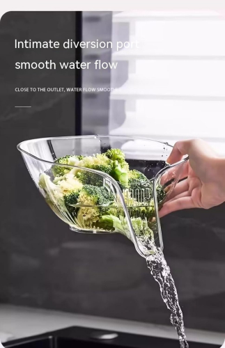 Multi-functional Drain Basket with Spout